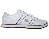 Sapatênis Lacoste Branco e Preto MOD:10902
