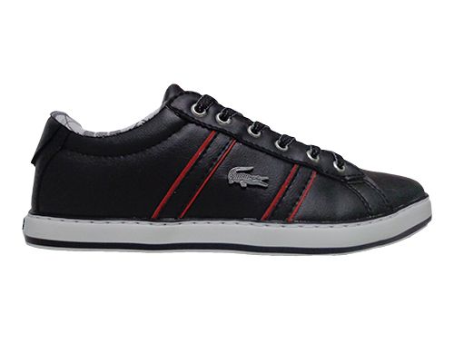 Sapatênis Lacoste Preto e Vermelho MOD:10747