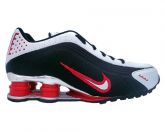 Tênis Nike Shox R4 Cromado Preto e Branco MOD:11008