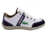 Sapatênis Infantil Lacoste Branco e Azul Marinho MOD:11176