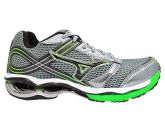 Tênis Mizuno Wave Creation 13 Prata e Verde Claro MOD:11300