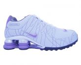 Tênis Nike Shox NZ Branco e Lilás MOD:11007