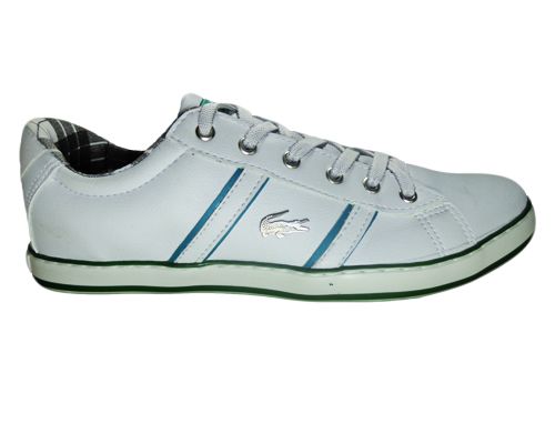 Sapatênis Lacoste Branco e Verde Água MOD:10620is