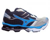 Tênis Mizuno Wave Creation 14 Grafite Prata e Azul MOD:10785