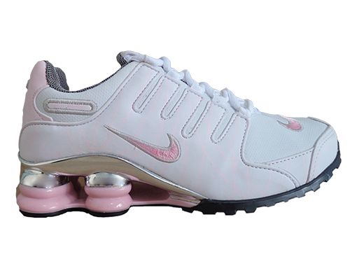 Tênis  Nike Shox NZ Branco e Rosa  MOD:10784