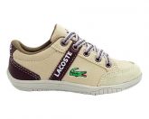 Sapatênis Infantil Lacoste Bege e Marron MOD11178