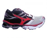 Tênis Mizuno Wave Creation 14 Preto Prata e Verm. MOD:10917