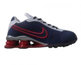 Tênis Nike Shox Turbo V Azul Marinho e Vermelho MOD:10590