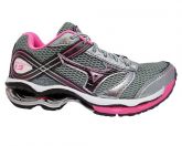 Tênis Mizuno Wave Creation 13 Prata e Rosa MOD:11301