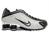 Tênis Nike Shox R4 Cromado Prata e Preto MOD:35025