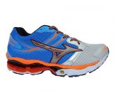 Mizuno Wave Creation 14 Azul, Grafite e Laranja MOD:11168