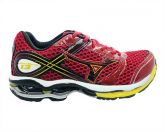 Tênis Mizuno Wave Creation 13 Vermelho e Amarelo MOD:11083