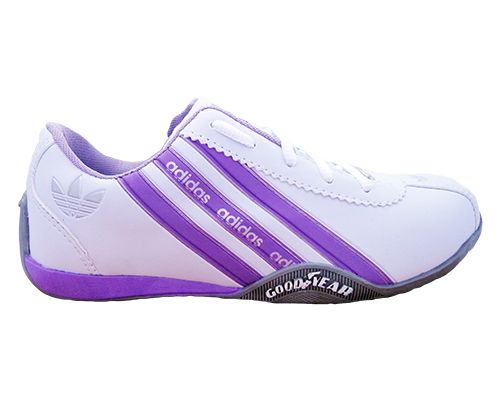 Tênis Adidas Goodyear Branco e Lilás MOD:10998